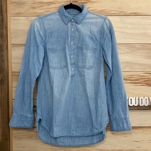 5/$25 Merona Blue Jean Top